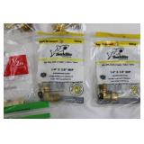 Apollo PEX Watts Quick-Connect SharkBite Barb Fittings & MNPT Elbows - Plumbing Hardware Assortment