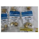 Apollo PEX Watts Quick-Connect SharkBite Barb Fittings & MNPT Elbows - Plumbing Hardware Assortment