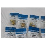 Apollo PEX Watts Quick-Connect SharkBite Barb Fittings & MNPT Elbows - Plumbing Hardware Assortment