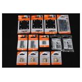 National Hardware Door Hinges - Narrow Non-Removable Pin 3 Inch - Assorted Finishes