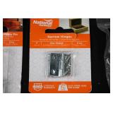 National Hardware Door Hinges - Narrow Non-Removable Pin 3 Inch - Assorted Finishes