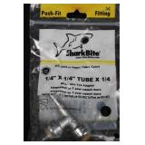 SharkBite Push-To-Connect Fittings Assortment - 1/4 in Tube & 3/4 in FNPT Adapters