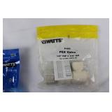 Watts AquaLock PEX Valve Kit - Reducing Straight Valves & Push-To-Connect Adapters