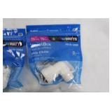 Watts Quick-Connect Plastic Push-To-Connect Male Elbow Fittings Assortment - 1/2 CTS & 3/4 CTS