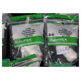 Watts WaterPEX Fittings Assortment - Stackable Tees, Union Elbows, Reducing Stems (1/2 CTS, 3/8 CTS)