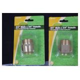 BrassCraft Dual Outlet Valve & GreenThumb 3/4 in Hose Connectors - Assorted Plumbing Fittings