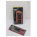Klein Tools MM325 Manual-Ranging Digital Multimeter & Gardner Bender GS-40 Wire Stripper (Lot of 2)