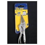 IRWIN VISE-GRIP Locking Pliers Set Curved Jaw Long Reach 4LN, 5 in (125 mm), 10 in (250 mm) 10WR