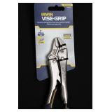 IRWIN VISE-GRIP Locking Pliers Set Curved Jaw Long Reach 4LN, 5 in (125 mm), 10 in (250 mm) 10WR