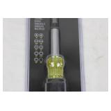 Klein Tools Heavy-Duty Multi-Bit Screwdriver/Nut Driver & Klein-Kurve Wire Stripper/Cutter (Lot of 2)