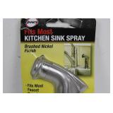 DANCO Brushed Nickel Kitchen Sink Spray Head - Fits Most Faucets (10335)