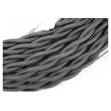 Supmart Twisted Cloth Covered Wire 50FT - 18 AWG, 2-Conductor (Lot of 2)