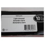 Legrand Pass & Seymour TM870LACP6 Light Almond Decorator Switch - 1 Pole, 15A, 120/277V (10-Pack)