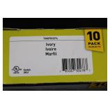 Legrand Pass & Seymour TM8701CP4 Ivory Paddle Switch - 10 Pack
