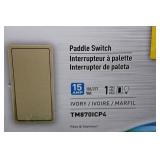 Legrand Pass & Seymour TM8701CP4 Ivory Paddle Switch - 10 Pack