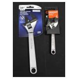 Vulcan 10' Adjustable Wrench & Crescent 6' Adjustable Wrench (Lot of 2)