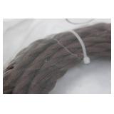 Dunia 25ft Fabric Cloth Cords - Mahogany Brown (Lot of 2)