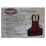 Bucket Boss Original Series Duckwear Superbib Apron - Heavy-Duty Canvas, 16 Pockets