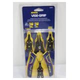 IRWIN VISE-GRIP 6-1/2 in Internal/External Snap Ring Pliers Set