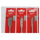 Milwaukee Flat Boring Bits - Assorted Sizes