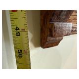 Waterbury Regulator No. 67 Oak Wall Clock w Pendulum Antique