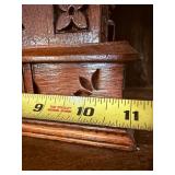 Antique F. Kroeber Cabinet No. 58 Victorian Walnut Mantel Clock