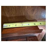 Antique F. Kroeber Cabinet No. 58 Victorian Walnut Mantel Clock