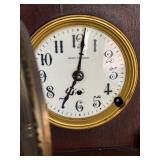 Antique Seth Thomas Mantel Clock Wood Case Time & Strike Untested