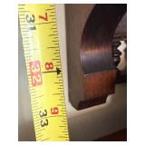 Antique Gustav Becker Style Wall Regulator Clock Wood Case Pendulum