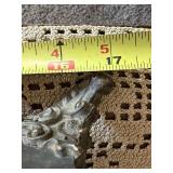 Antique Seth Thomas Mantel Clock Black Faux Marble Case 11in Tall