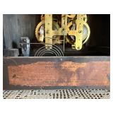 Antique Seth Thomas Mantel Clock Black Faux Marble Case Untested