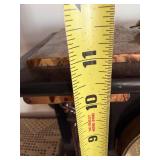 Antique Seth Thomas Mantel Clock Black Faux Marble Case Untested