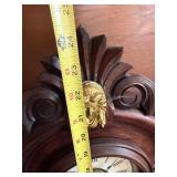 Antique Ansonia Mantel Shelf Clock Walnut Case Open Escapement