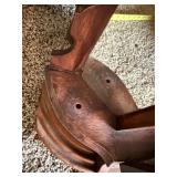 Antique Ansonia Mantel Shelf Clock Walnut Case Open Escapement