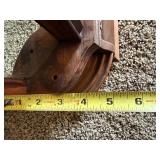 Antique Ansonia Mantel Shelf Clock Walnut Case Open Escapement