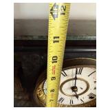 Antique Seth Thomas Adamantine Mantel Clock Column Case Untested