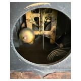 Antique Seth Thomas Mantel Clock Black Case Gilt Dial As Found