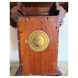 Antique E.N. Welch Shelf Mantel Clock Open Escapement Key Wind