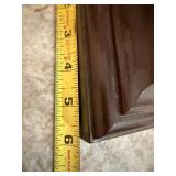 E.N. Welch Victorian Walnut Gingerbread Mantel Clock 23in As-Is