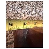 Vintage Gothic Chapel Form Wooden Mantel Clock Pendulum Untested