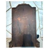 Antique Seth Thomas Ogee Mantel Shelf Clock Wood Case 19in Untested