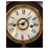 Welch Spring & Co Gerster V.P. 8 Day Antique Mantel Clock