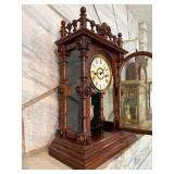 Welch Spring & Co Gerster V.P. 8 Day Antique Mantel Clock