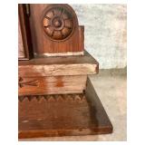 Antique New Haven 8 Day Striking Gingerbread Shelf Clock