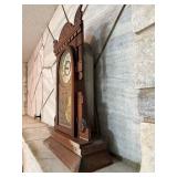 Antique New Haven 8 Day Striking Gingerbread Shelf Clock
