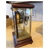 Waterbury Crystal Regulator Mantel Clock Brass Glass Case Parts/Repair