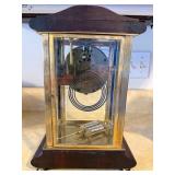 Waterbury Crystal Regulator Mantel Clock Brass Glass Case Parts/Repair