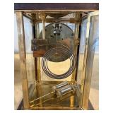 Waterbury Crystal Regulator Mantel Clock Brass Glass Case Parts/Repair