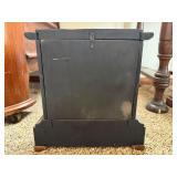 Seth Thomas Vintage Mantel Clock Black Case Roman Dial Untested