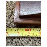 Seth Thomas Tambour Mantel Clock Wood Case Mechanical Strike Vintage